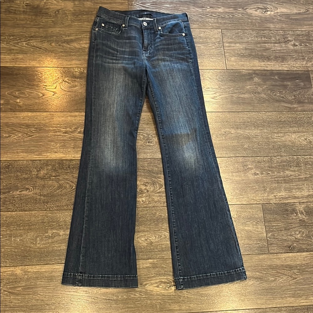 Classic Blue Women's Jeans, wide leg, DOJO